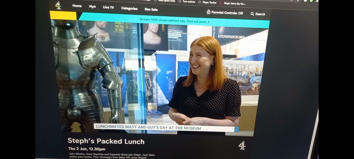 AbigailJudge1's tweet photo. Filming @Royal_Armouries with @PackedLunchC4_ was really exciting this week.
Amazing collection with awesome fight demos = lots of fun! https://t.co/w5iYrzN9pv