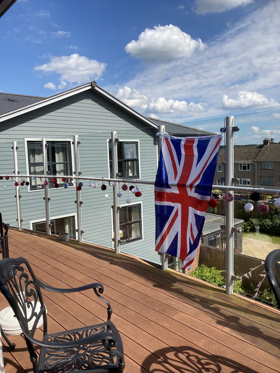 Hannah1ac's tweet photo. #Jubilee celebrations at Skylark rehabilitation unit today @SironaCIC @NAPAlivinglife #PlatinumJubilee https://t.co/3jl46tMS5v