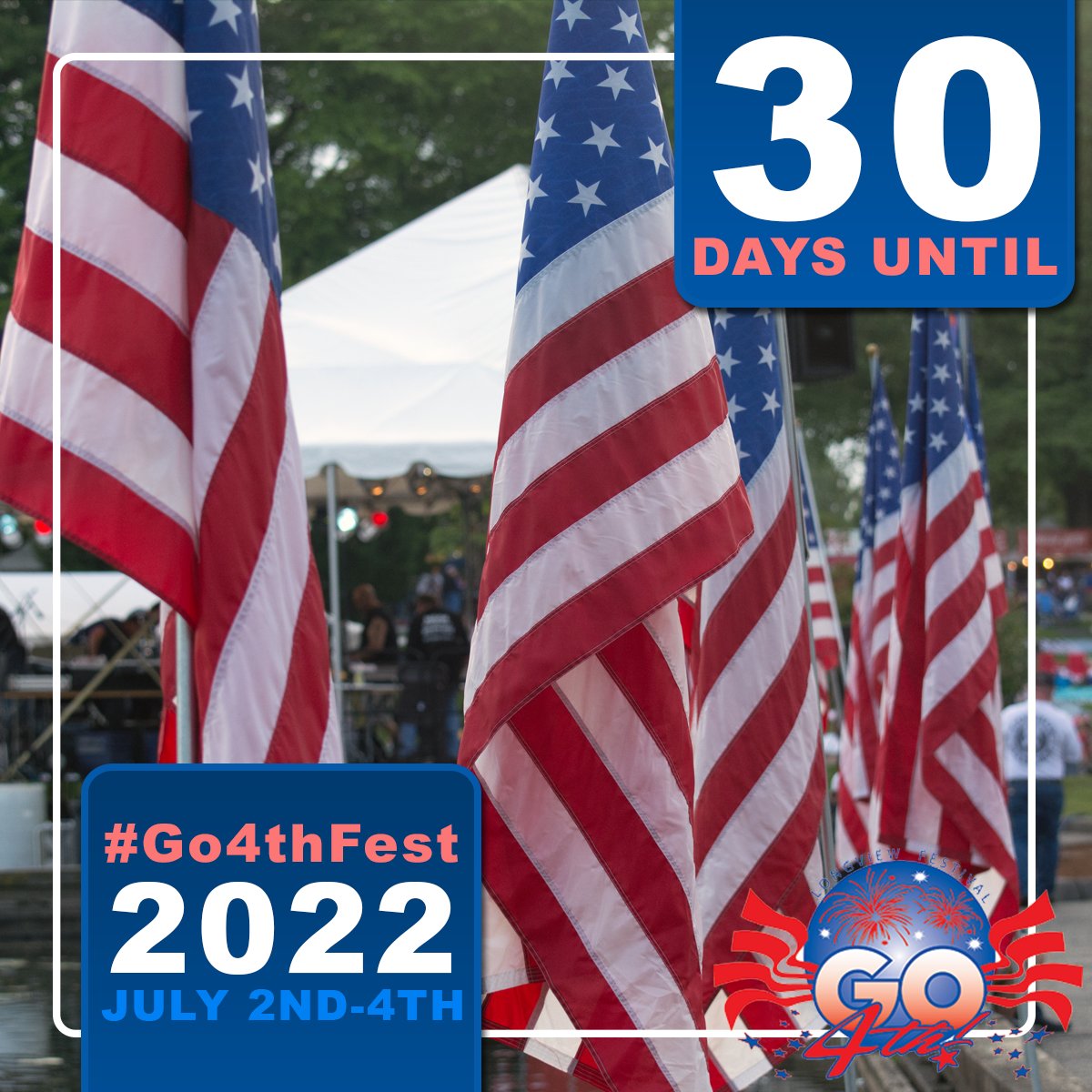 Go4thFest's tweet photo. Who's Ready to Go4th! 🇺🇸

#go4thfest #longviewa #fourthofjuly #longviewevents #fourthofjulyevents #4thofjulyevents #usa https://t.co/XZ7a1ZEjHN
