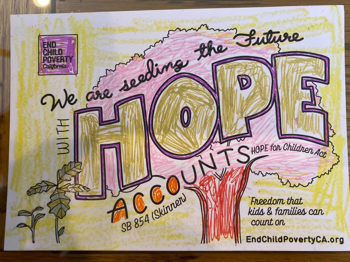 🎉FCLCA says thank you @SenToniAtkins @Rendon63rd @NancySkinnerCA @AsmPhilTing for $100M for #HOPEAccounts in #CaBudget to:

✅ Help shrink the #RacialWealthGap
✅ Go to children who lost a parent or guardian to #COVID & to youth in long-term #FosterCare.