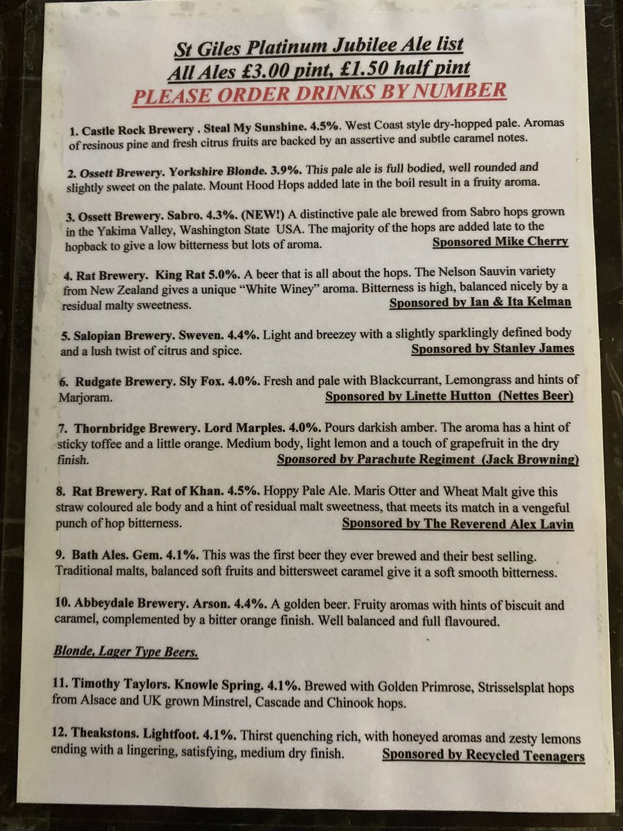 StGilesBeerFest's tweet photo. Just a small selection of the beers on offer https://t.co/tj6nddRL2O