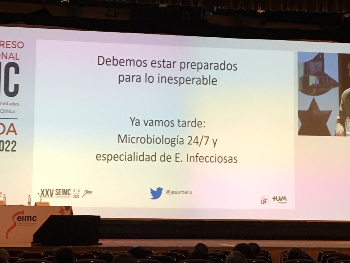 Hoy se ha repetido varias veces en congreso  <a href="/SEIMC_/">SEIMC</a> la necesidad de disponer de especialidad MIR de Enf. Infecciosas.

Asegurar que los pacientes con infecciones complejas sean atendidos por profesionales capacitados para ello es crítico por mucho que haya quien no lo entienda