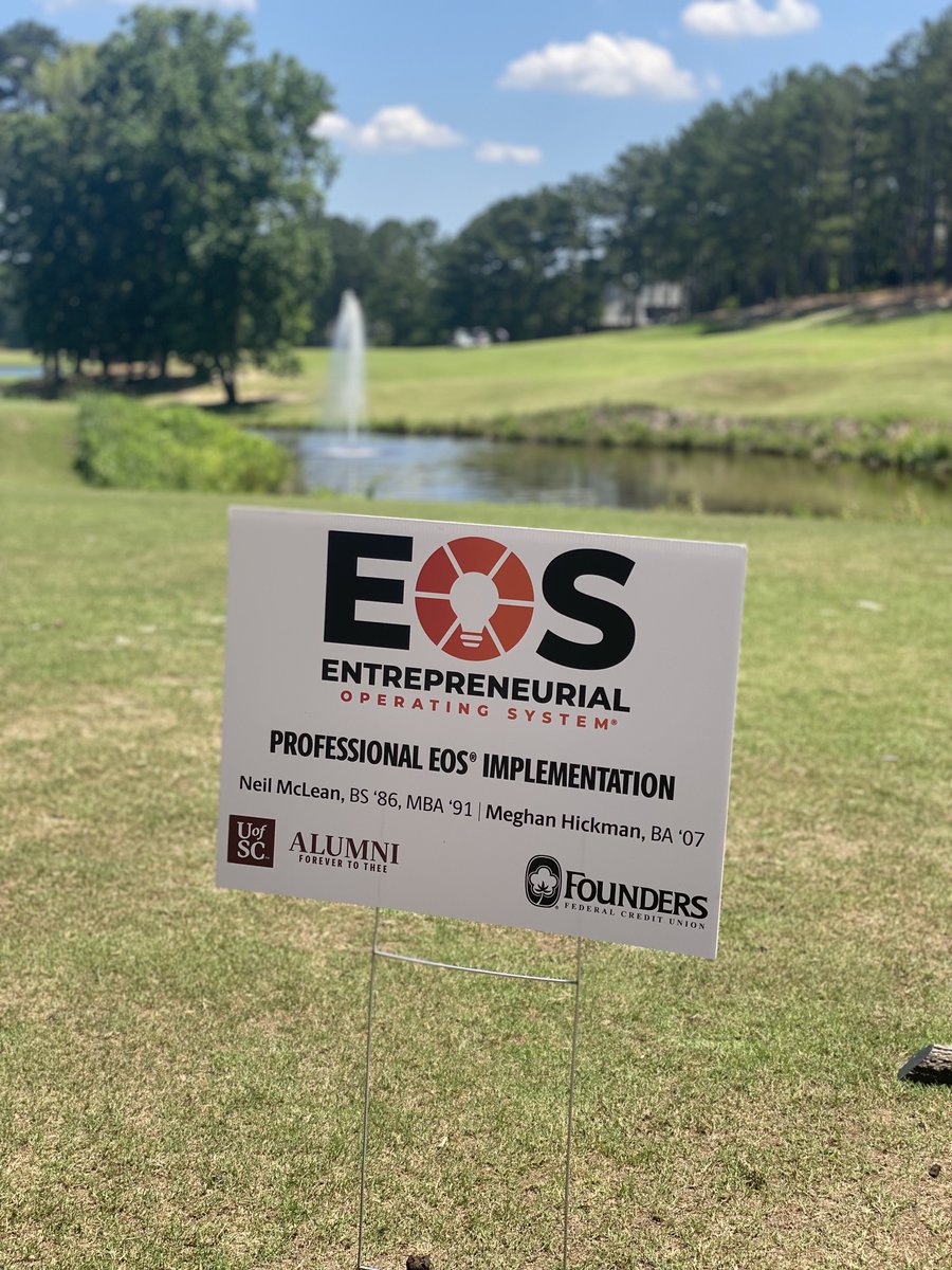 SagaciousTeam's tweet photo. Proud to support the @uofscalumni Golf Tournament today: one of the best events, by *par*! ⛳️ Best of luck to all the participants. @UofSC https://t.co/SqIyTyqga7
