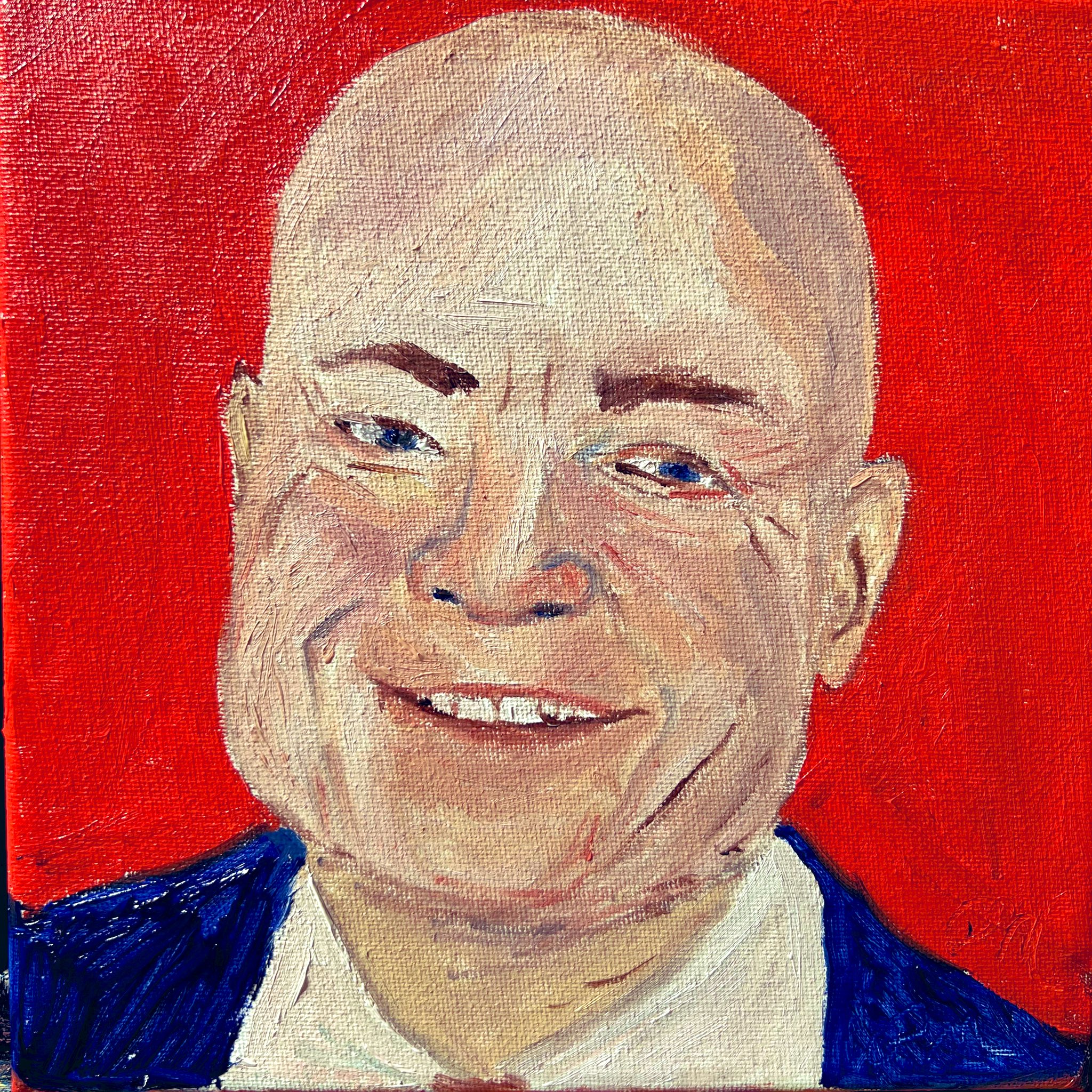 Pablo Manríquez on Twitter "My first oil painting of bresreports, the