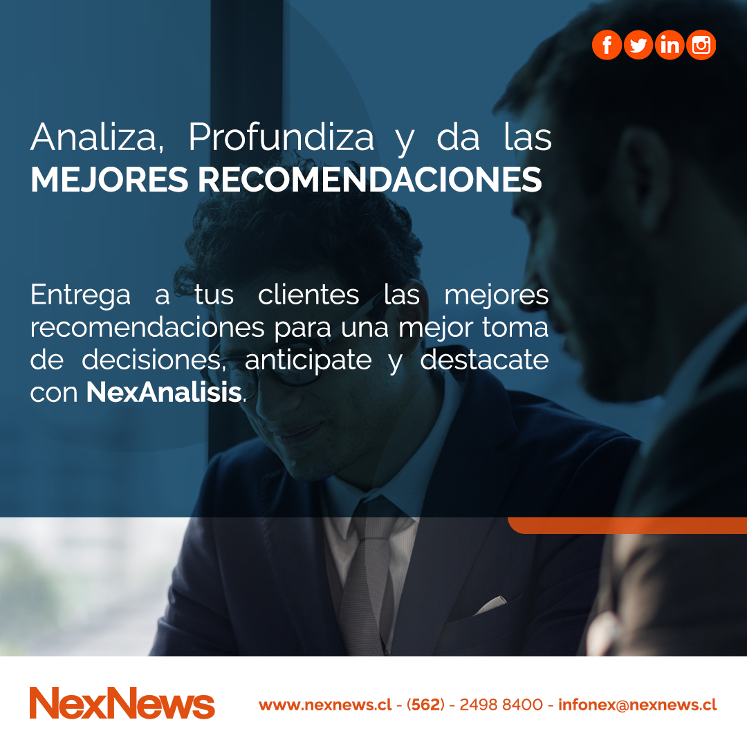 NexNewsOficial's tweet image. Con un equipo profesional altamente Calificado.
¡Haz que tu cliente tome mejores decisiones! 👌

Contáctate con nosotros para más información de nuestros servicios😄

#socialmediatracking #socialmedia #mediatracking #analisisdemedios #chile #mediosdecomunicación #agencias