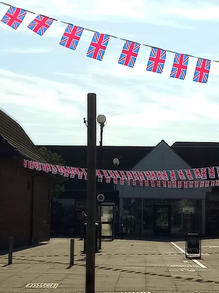 Flags are out for the jubilee