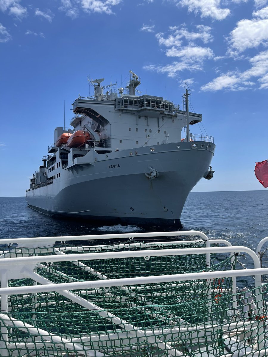 RFAHeadquarters's tweet photo. Yesterday @CdreDavidEagles had the opportunity to witness @RFAArgus OOST Inspection . Well done @RFAArgus a fantastic effort #careersatsea #maritime #seatraining @RoyalNavy https://t.co/T0Rrrxesq9