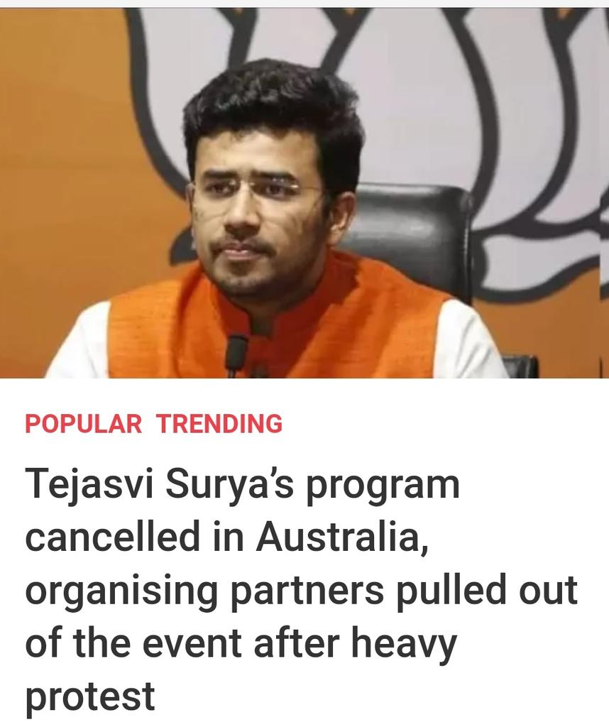 SayyidAzhars's tweet photo. Vivek Agnihotri in Oxford University and Tejasvi Surya in Sydney University were not welcomed.

What a shame you people are bringing to my great nation. 

#coffeekabetterhalf https://t.co/to8qp5eWZc