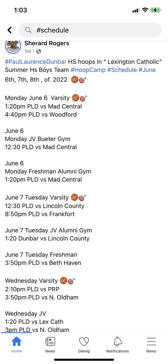CoachRod_Rogers's tweet photo. @PLDBoysBBall squads in #HoopAction here the #Schedule for the #Week #Varsity #JV #Freshmen squads 🏀🎯🏀 #June #6th #7th & #8th in #LexKY @PrepHoopsKY @KY_PrepReport @94fthoops 🏀🏀🏀🏀🏀🏀🎯🎯🎯🎯 https://t.co/1m0qVnxspW