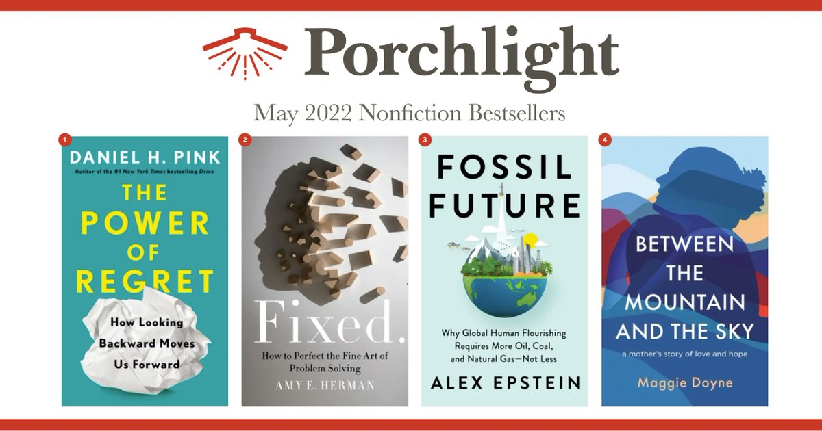 CONGRATULATIONS to last month’s #bestsellers!

Here are May's Bestselling #Nonfiction Books, 1-4.

Featuring:
1. <a href="/DanielPink/">Daniel Pink</a>
2. <a href="/AmyHermanAOP/">Amy Herman</a>
3. <a href="/AlexEpstein/">Alex Epstein</a>
4. <a href="/maggiedoyne/">Maggie Doyne</a>

View the full list → bit.ly/3taBXD0