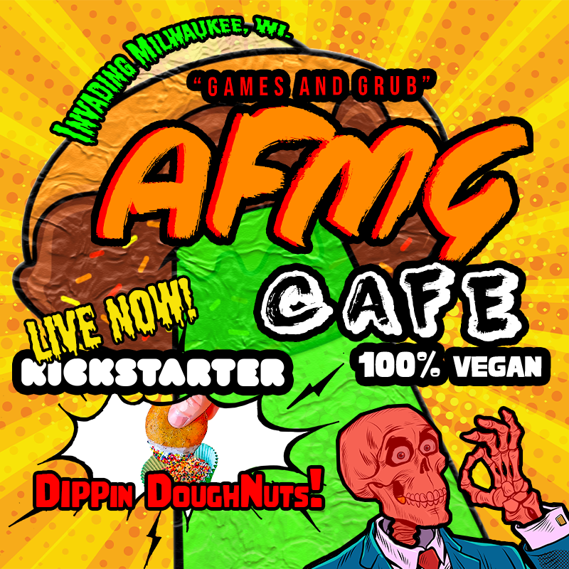 attackfrommarr1's tweet photo. It is time HUMANS! AFMG Cafe's Kickstarter will be live on Kickstarter today at 5:00PM CST! Our goal is to give opportunities to smaller creators and to give a community a place to game with great grub! #boardgame #cafe 

#Kickstarter 
https://t.co/KkFF2DoMZe https://t.co/SrC5ntg8k1