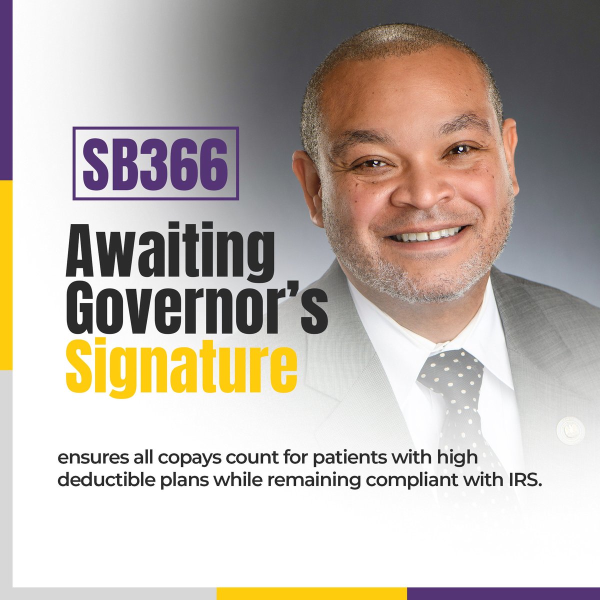 jimmy4nola's tweet photo. Two very important pieces of legislation have been sent to the Governor and waiting signature!!! https://t.co/kGON6Qp3yr