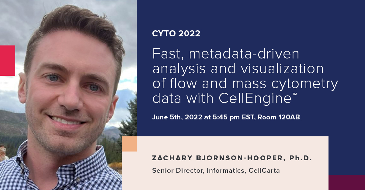 CellCarta (@cellcarta) on Twitter photo We’re excited to be returning to #CYTO2022 in-person and learning about the latest advancements in #cytometry.
Don’t miss <a href="/Zbjorn/">Zach Bjornson (@zbjornson@mastodon.world)</a>'s presentation on #CellEngine – our elevated cytometry analysis software or visit our site: bit.ly/3a4ag8a We’re excited to be returning to #CYTO2022 in-person and learning about the latest advancements in #cytometry.
Don’t miss <a href="/Zbjorn/">Zach Bjornson (@zbjornson@mastodon.world)</a>'s presentation on #CellEngine – our elevated cytometry analysis software or visit our site: bit.ly/3a4ag8a