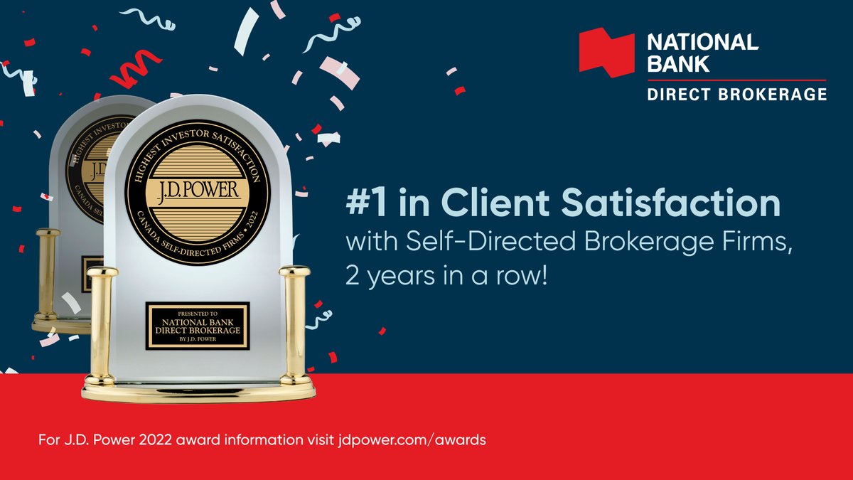 Our clients have spoken and for the second year in a row, NBDB is a recipient of the J.D. Power Award for investor satisfaction among independent brokerage firms. It’s quite an honor!🤩 👉 bit.ly/3x2y0kL