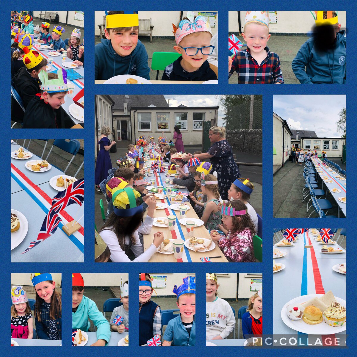 Thornhill Primary were celebrating in style this afternoon. 🤩An amazing Royal Variety Performance where pupils got to share their talents, then a street party! A fabulous afternoon. #PlatinumJubilee