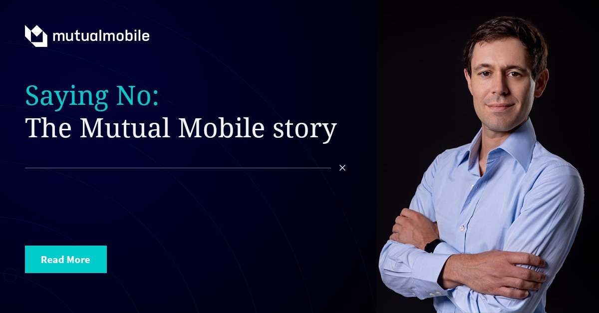 MutualMobile's tweet photo. Saying No at all the right times helped us capitalise on all the right moments. Here's the Forbes story that explains it all.

Dive In: https://t.co/7QKSsO98xt

#MutualMobile #Forbes #Entrepreneur https://t.co/0zEW5VbZSs
