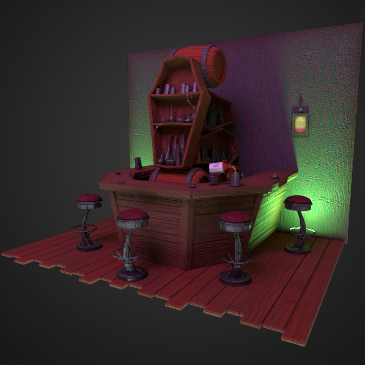 MacarenaC09's tweet photo. I made a diorama of the bar in the Corpse Bride, one of my favorite movies.
I hope you like it!

You're welcome to explore it here:
https://t.co/gVqZWX0dMc

#3d #diorama #timburton #stylized #stylizedart #render #bar #corpsebride #maya #vray #texture #model #3dmodeling #3dart https://t.co/OcMEP43iA1