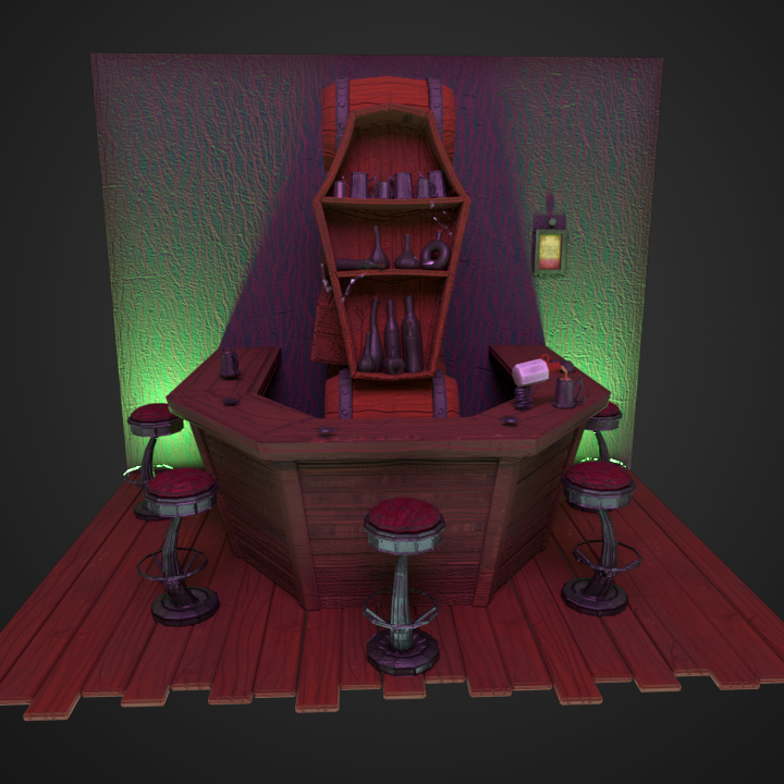 MacarenaC09's tweet photo. I made a diorama of the bar in the Corpse Bride, one of my favorite movies.
I hope you like it!

You're welcome to explore it here:
https://t.co/gVqZWX0dMc

#3d #diorama #timburton #stylized #stylizedart #render #bar #corpsebride #maya #vray #texture #model #3dmodeling #3dart https://t.co/OcMEP43iA1