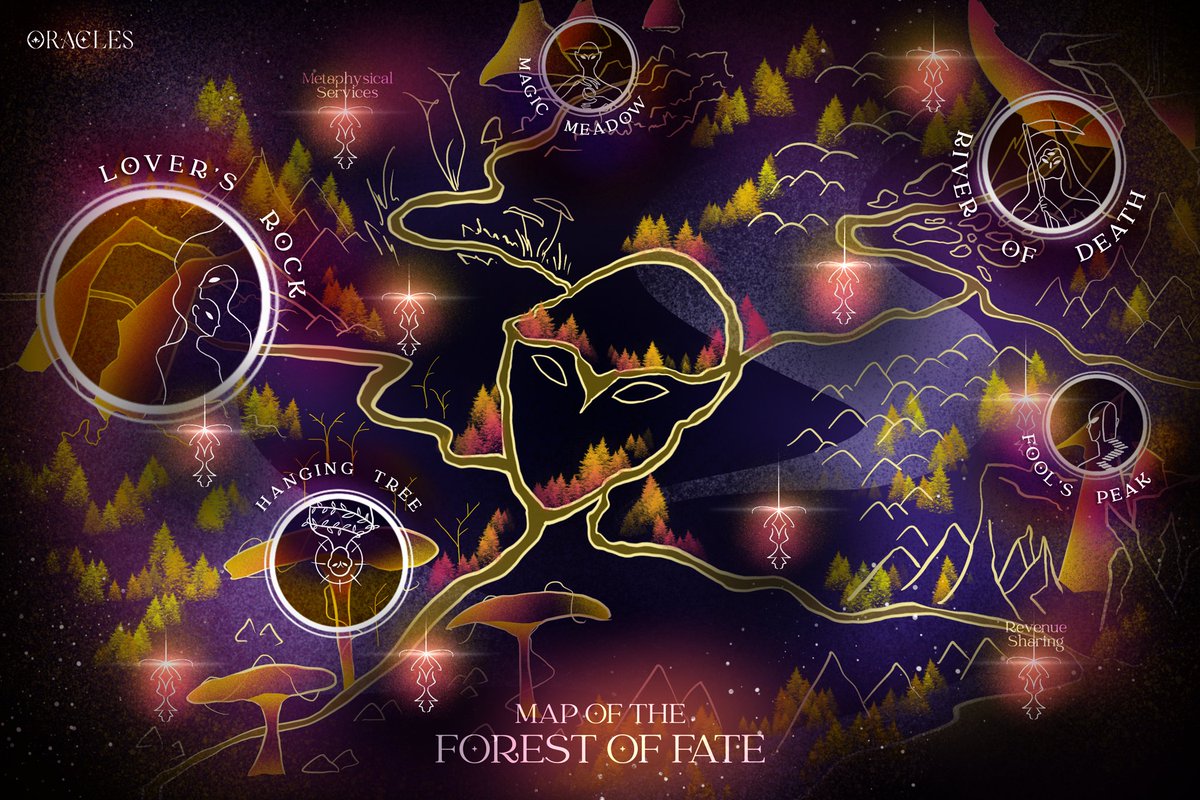 OraclesTarot's tweet photo. Several utilities have emerged around the Forest of Fate… Can you spot them? 🔮

Discord Soon. All interactions will be considered. https://t.co/nUer2E78Ac