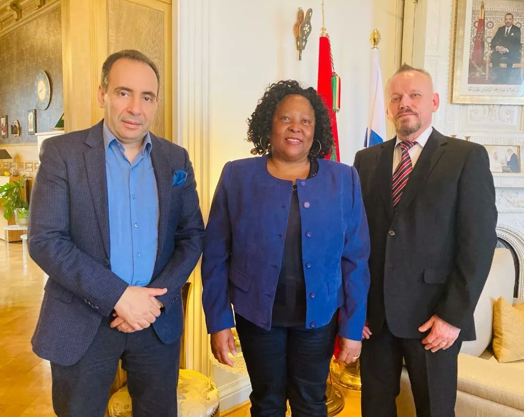It was good to be hosted by the Ambassador of Morrocco. We discussed the Importance of Peace for Development because wars affect women and children. We agreed to host a conference on Peace and Development organised by <a href="/SahwiraAfrica/">SahWira Africa International</a>. We are now working on that for October 2022.