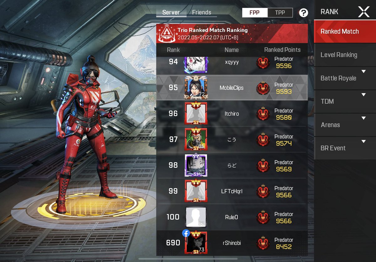 Time to join <a href="/KipslimYT/">Masco</a> outside and touch grass😮‍💨. 3rd African predator ranked player or nah? Still waiting for <a href="/Its__melvin/">MÈLV</a> to hit Pred and then its 3 of 3😈. #ApexLegendsMobile #ApexMobile #mobilegaming #eSports