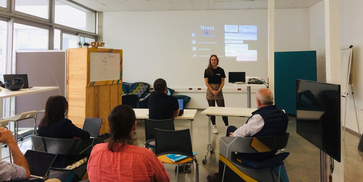 Demi-finale de #UBooster2022 en cours à <a href="/UBee_Lab/">UBee Lab</a>! 10 projets se succèdent tout au long de la journée pour convaincre notre jury interne à l'<a href="/univbordeaux/">Université de Bordeaux</a> de faire partie des 5 finalistes. 
Pour assister à l'annonce des résultats finaux, RDV le 14 juin ➡️ eventbrite.com/e/billets-remi…