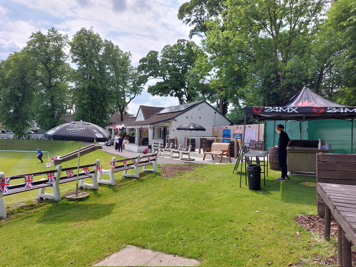 Food, beer and cricket...😎🌞 <a href="/Padiham_CC/">Padiham Cricket Club</a> #t20 #cricket