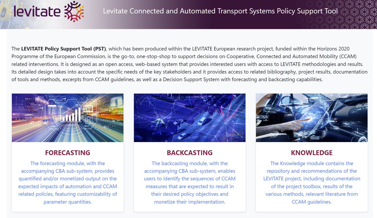 The LEVITATE Policy Support Tool (PST) is up!  bit.ly/3m8xY5P

To help you use the tool:
➡️look at the 3 tutorial videos
bit.ly/3NGfPbs
➡️do the scenario challenges
bit.ly/3GWXTY5
➡️ fill in the feedback survey
 bit.ly/3x2shLY