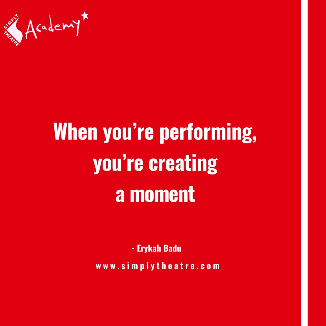 Today's quote for all our performers ✨