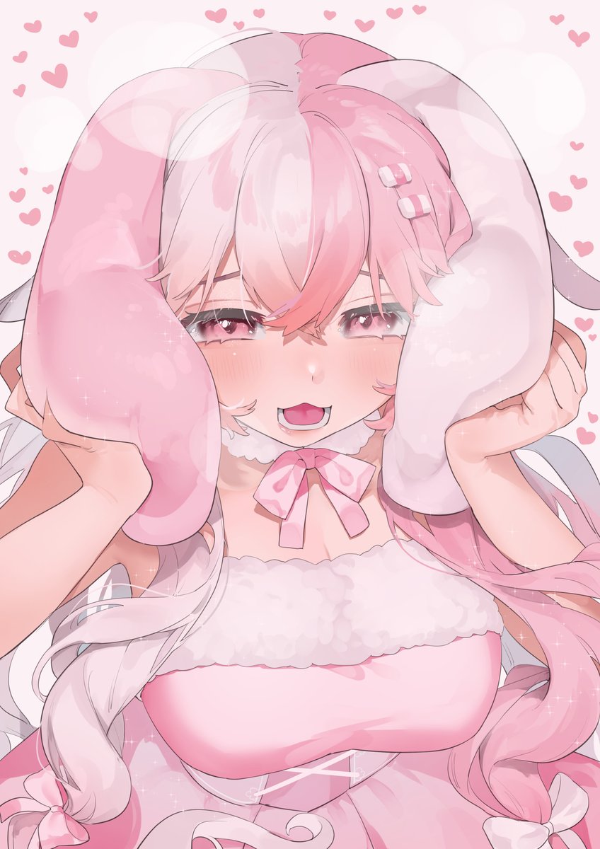 「Thank you for the request🐰💘 」|まゆり会長のイラスト