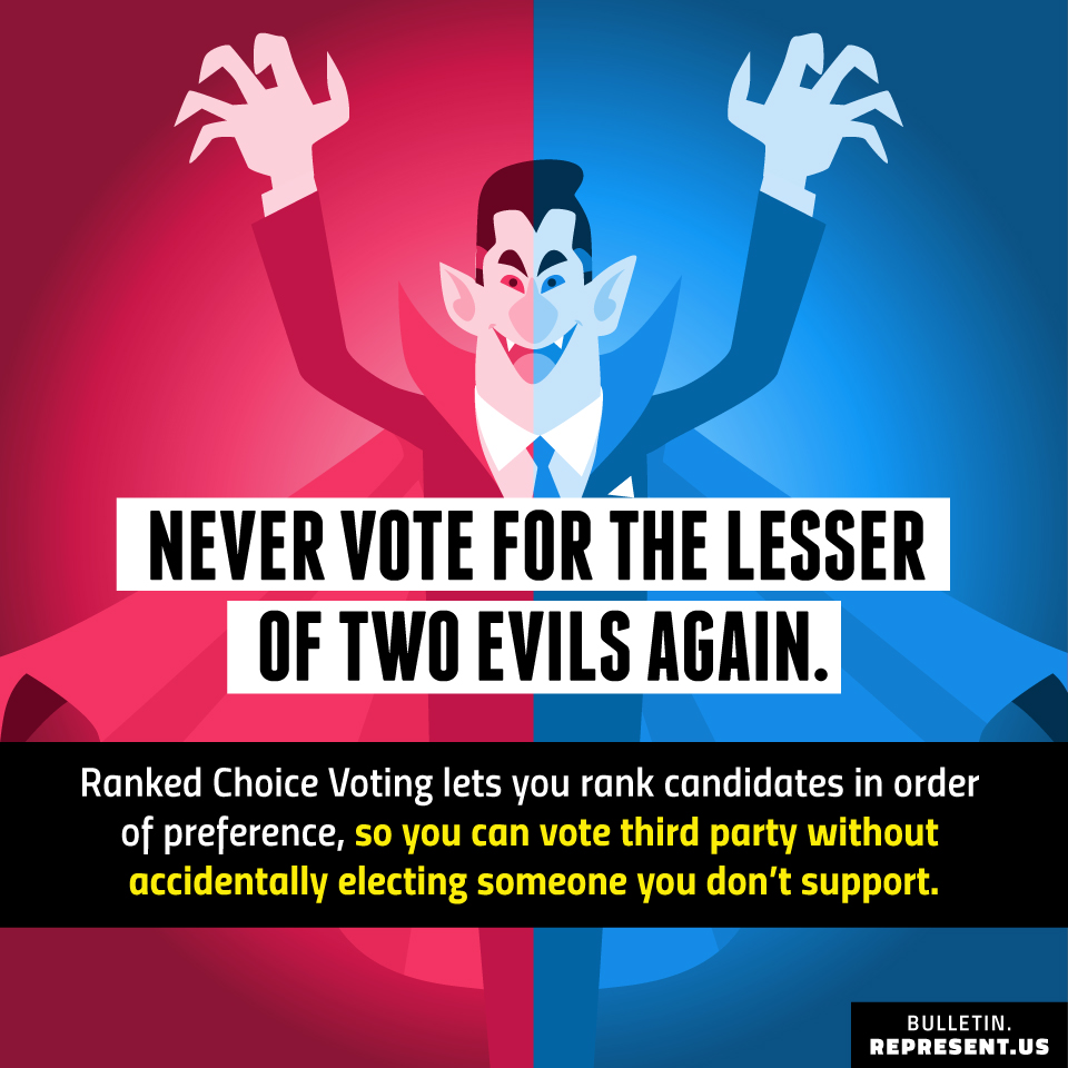 representus's tweet photo. Politics doesn't have to be quite so scary. https://t.co/HTUuIRv7qQ