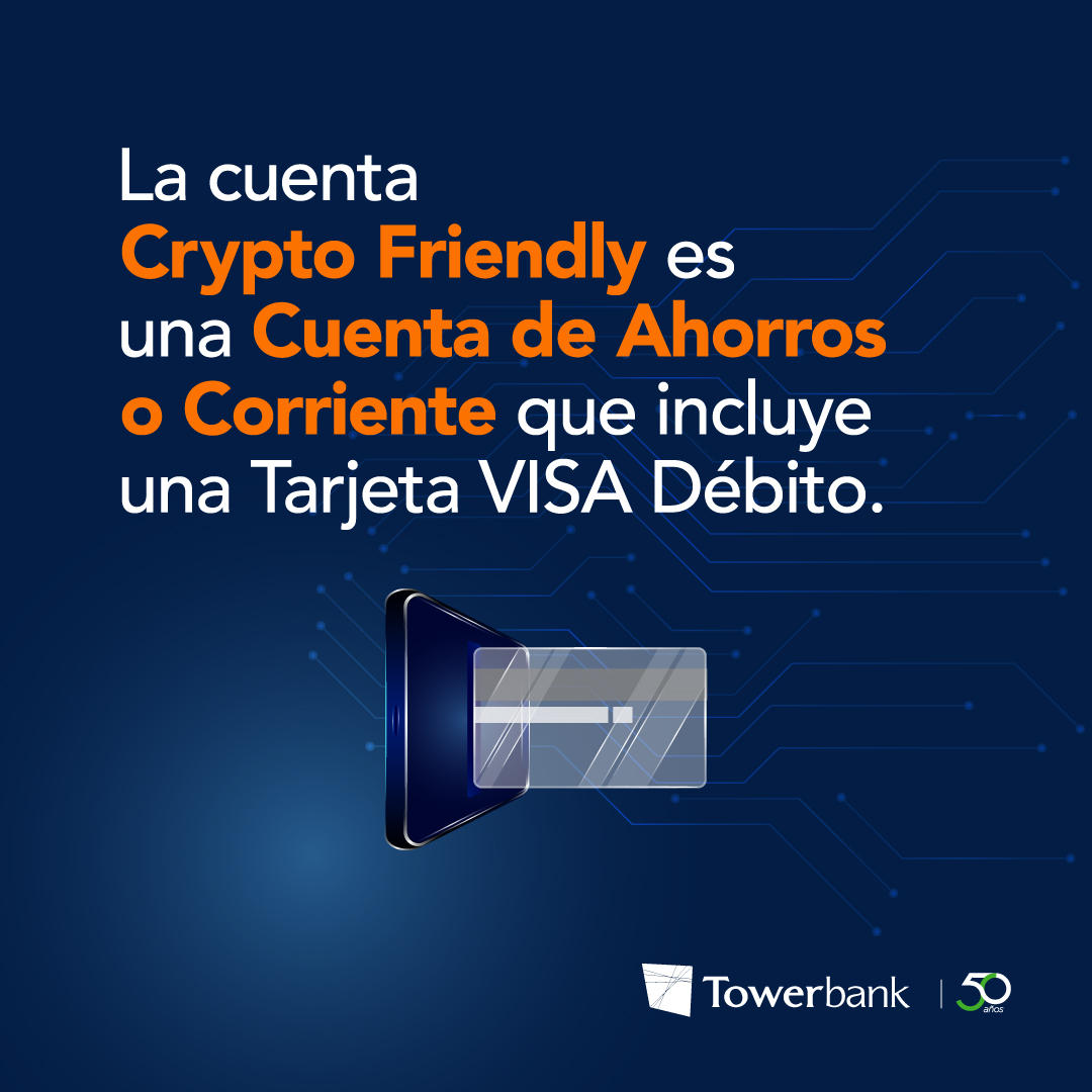 towerbankintl's tweet photo. ¡Confirmado🙌, Somos #CryptoFriendly! 

Are you ready? We are.

#Bitcoin https://t.co/GaQT5iQ0qS