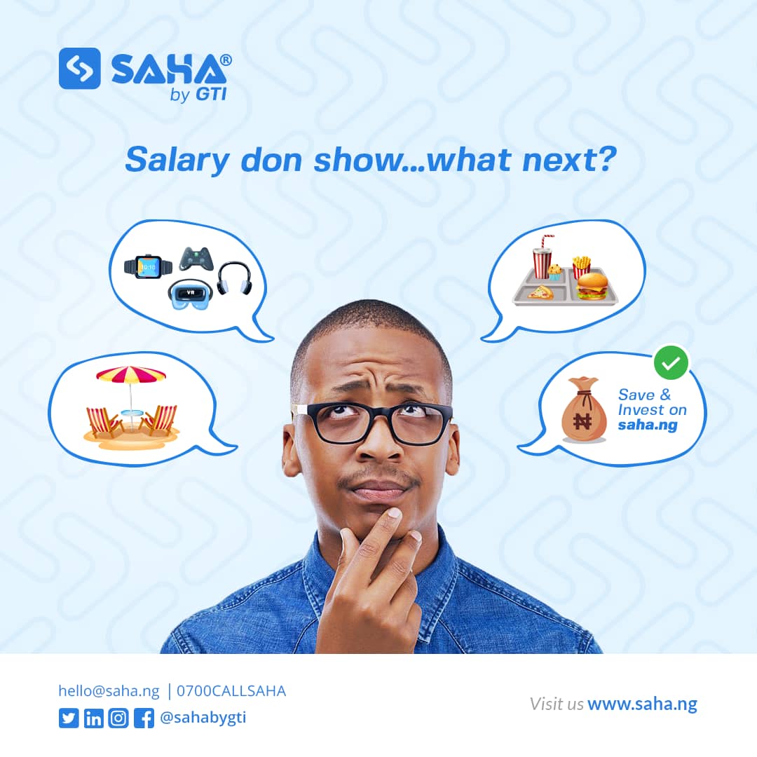 sahabygti's tweet photo. Managing your personal finances, and building yourself a saving is all about the big picture. Your salary alone can't get it done.

So it's salary week again, and it's time to make a choice. Choose to save and invest.
On https://t.co/LGcOWOEkkE, we can show you how.

Sign up now. https://t.co/TSVnKtvKGP