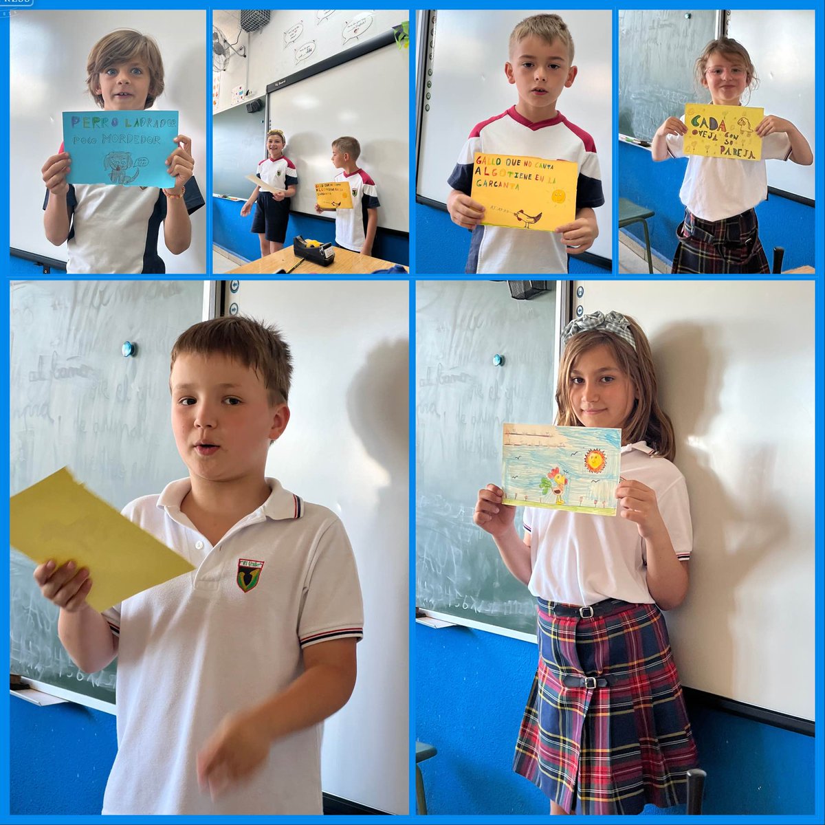 ColegiosElValle's tweet photo. #AnimalsZone. De #refranes y #animales trata nuestra #Tarea3 🦁🐼🦋
Clases más que #divertidas 🙃
¡Bravo por vuestra #ExpresiónOral chicos/as! 👏🗣️
#ColegiosElValle #EducaciónPrimaria #EducaciónBilingüe #SCH #ElValle https://t.co/flvtts14Ua
