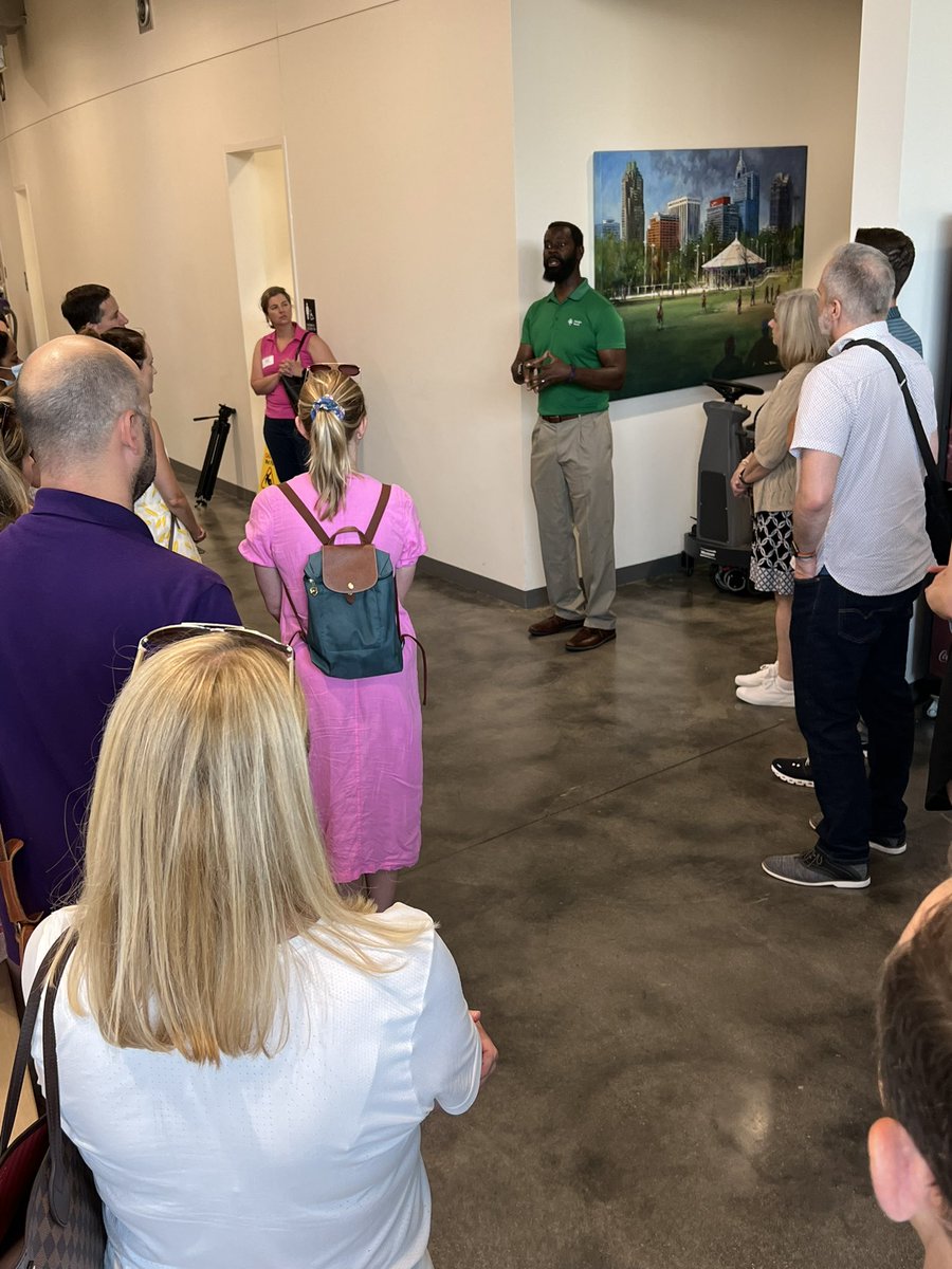 raleighchamber's tweet photo. We are extremely grateful @RaleighGov and @raleighparks were able to take the time today to speak with #LeadershipRaleigh all about #ChavisPark! https://t.co/DIoFyoW16R
