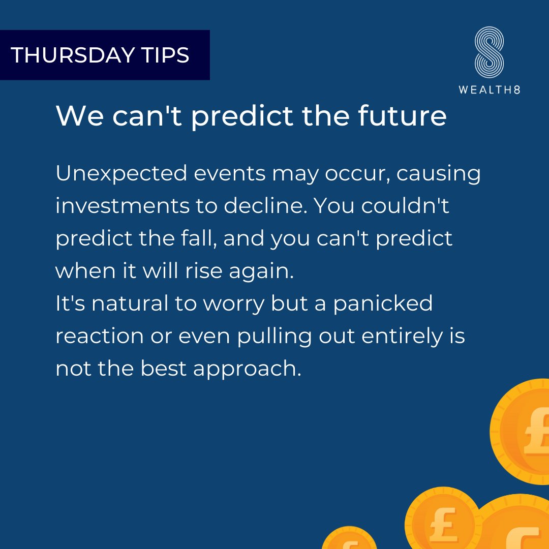 Stock markets have been turbulent since the start of the year and there are signs that a bear market might be coming. Swipe for some tips on how to deal with stock market volatility and head to our blog to read the full post. #Wealth8 #stockmarket #investing  #finance