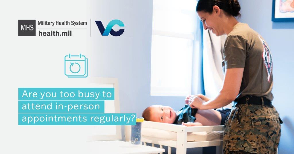 Talk to your patients about their new #Telehealth options.

#MHSVideoConnect is an easy, secure, and convenient solution for more accessible care. 

Health.mil/MHSVideoConnect