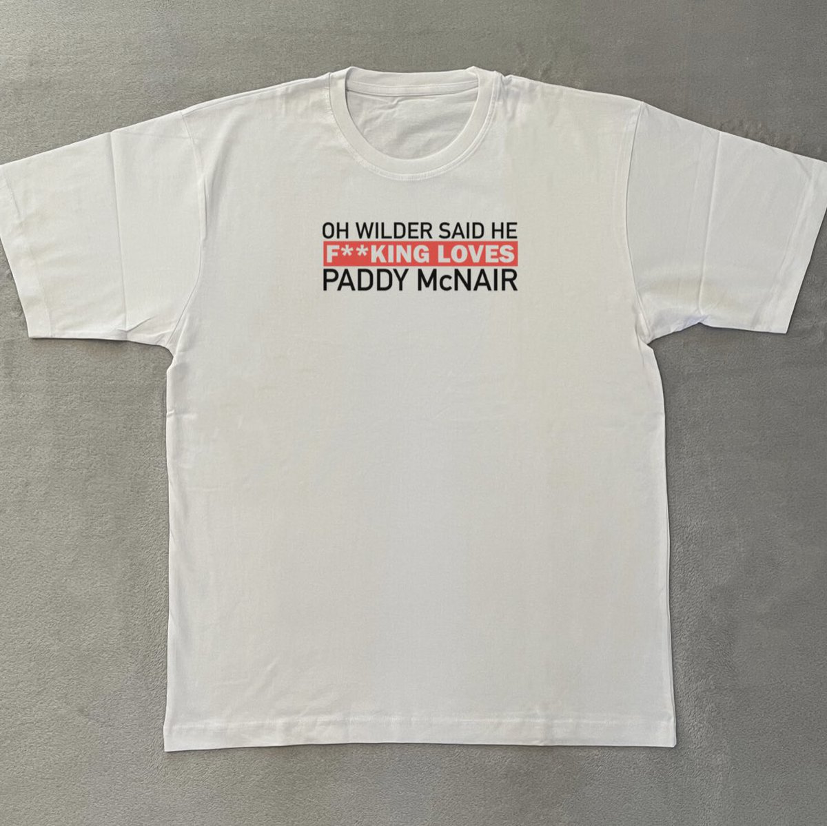 DesignsBoro's tweet photo. Oh Wilder Said - Extra Large Tee - One Available

Shop: https://t.co/x3huay9Jmk

#UTB #BORO https://t.co/7QYRQTzncr