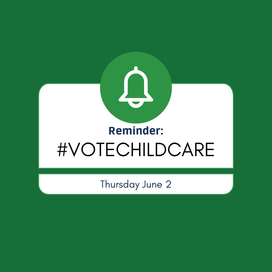 Take child care to the ballot box!

We need an elected government committed to the creation of a workforce strategy to recruit and retain early years professionals.

ECEs and Child Care workers are #worthmore 

#onpoli #ece_heartwork #votechildcare #decentwork #professionalpay