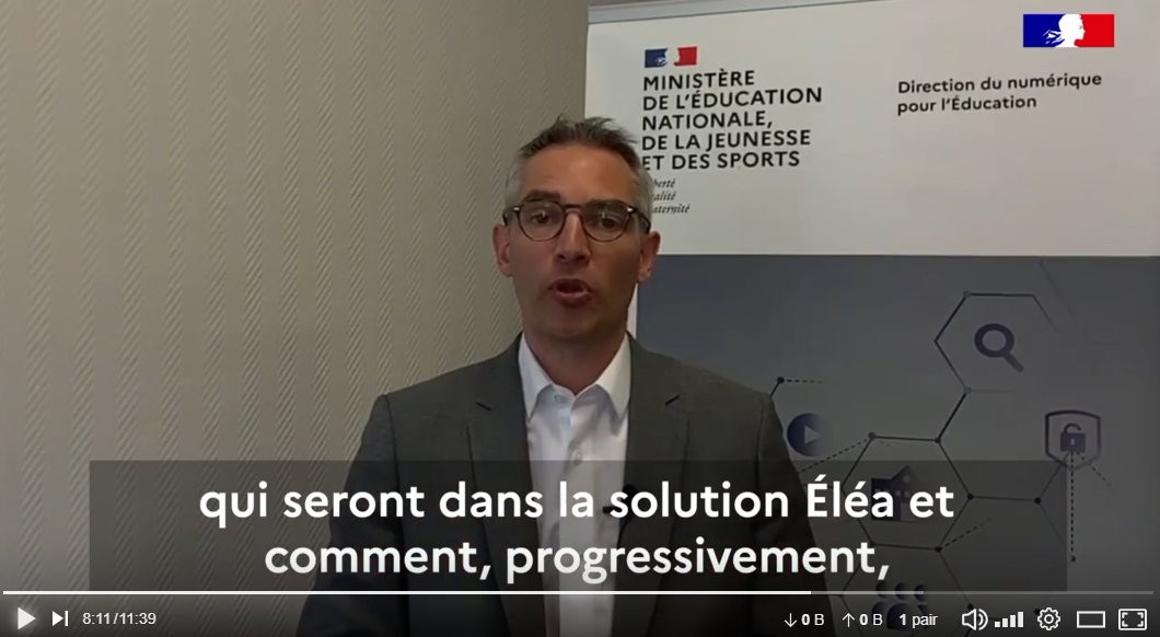 Edu_Num's tweet photo. 🚀Ouverture progressive d'#elea et stratégie de convergence des plateformes #moodle académiques existantes
🎙️Discours d'ouverture du #DNE au séminaire #iam organisé conjointement avec @DaneStrasbourg et DRANE Grand Est les 19 et 20 mai
👉https://t.co/XVXyBbBc8M
cc @audranlebaron https://t.co/eEZl5LR2m2