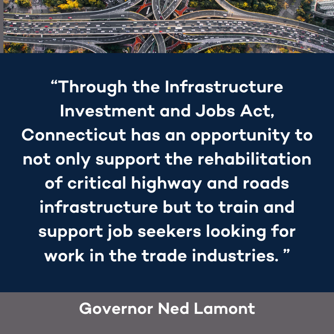 NatlGovsAssoc's tweet photo. Apprenticeship is a proven model of job training that allows workers to earn while learning. NGA is working with Connecticut as they strategically use IIJA investments for pre-apprenticeship and apprenticeship in transportation infrastructure occupations. https://t.co/WRdtwy3KXe https://t.co/J5gI3zKCQF
