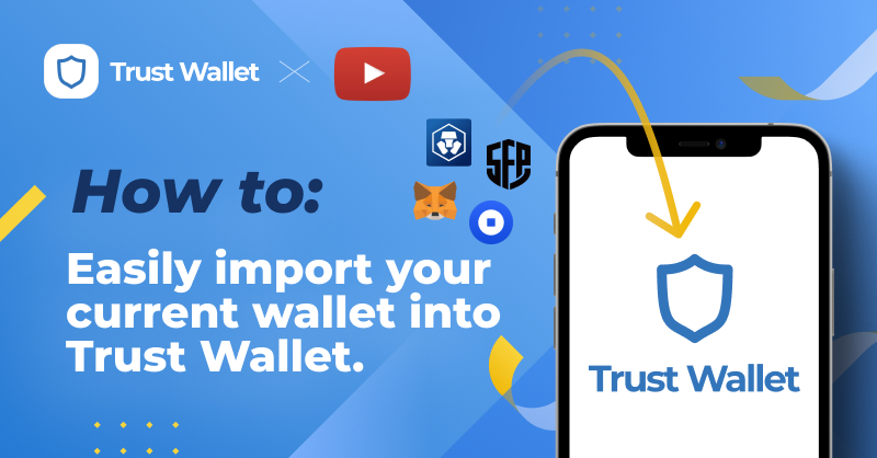 TrustWallet's tweet photo. Need a wallet that...

💙 Supports over 65 blockchains?
💙 Can store 3M+ different assets?
💙 Can hold your NFTs?
💙 Is super easy to use?

Trust Wallet is your solution. 

Here's how you can easily import your current wallet, into Trust Wallet👇