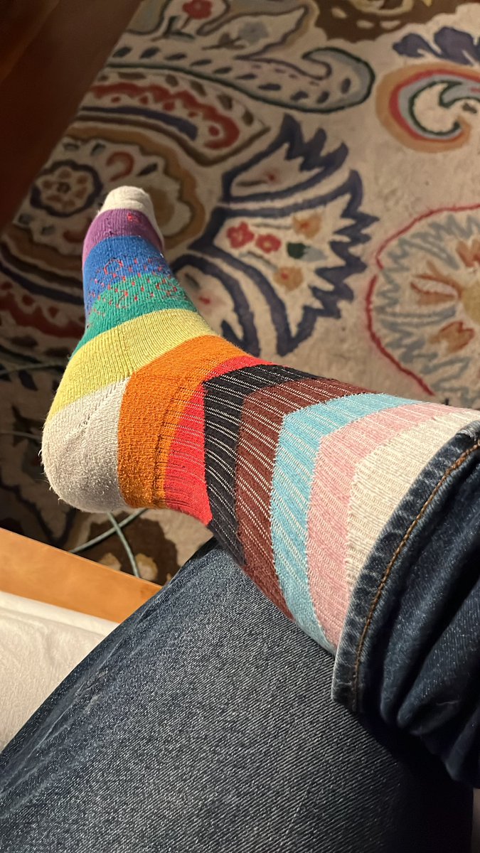 SidsmomJen's tweet photo. Todays #Pride article comes from #BombaSocks #InclusionFlag https://t.co/ugtgnFQo8g
