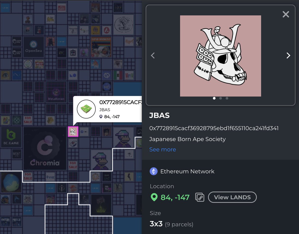 gaspardlezin's tweet photo. JBAS !!!

I've found something 👀👀

A land on @TheSandboxGame for us ?? 

LFG @Japanese_BAPES 🚀🚀🚀
#JBAS #ApeFollowApe https://t.co/9jXW88b0jR