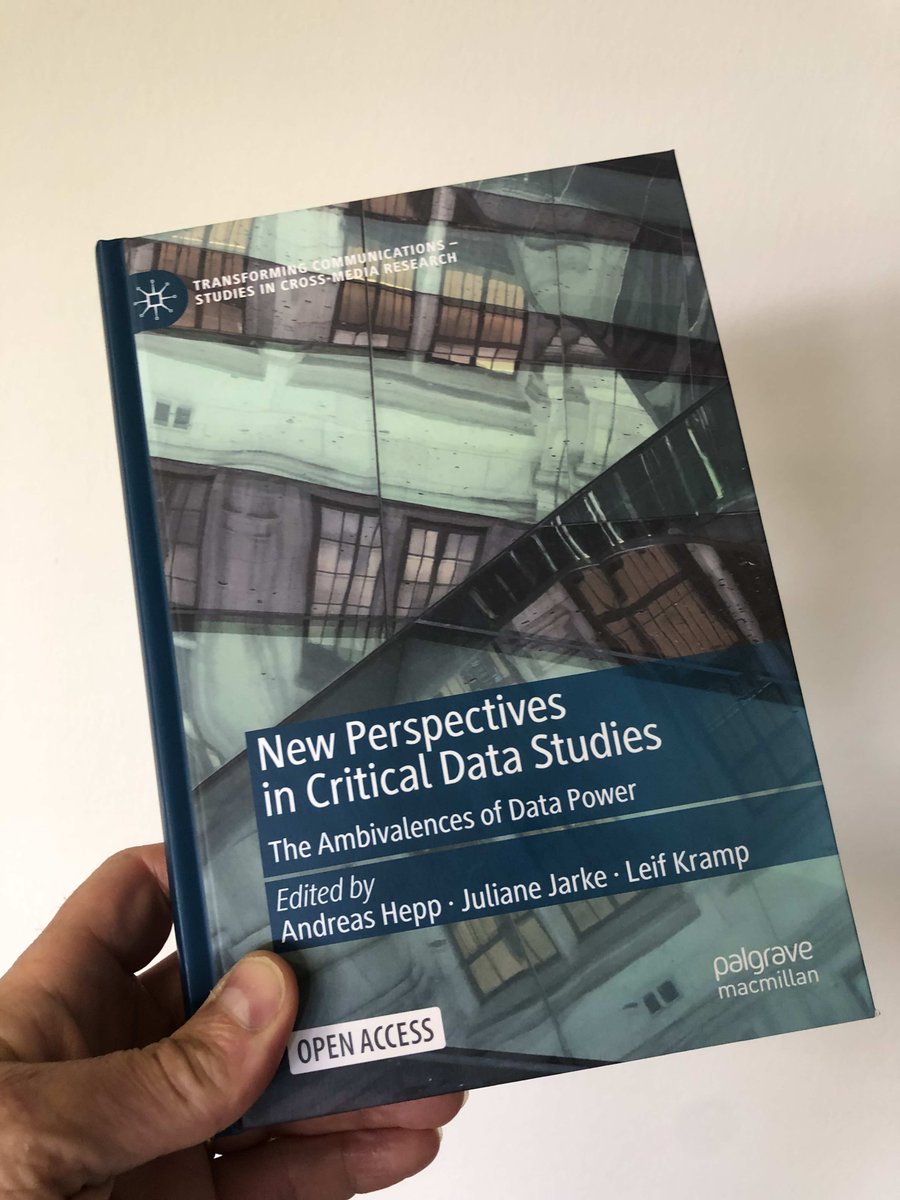 Now the printed version of "New Perspectives in Critical Data Studies" has also been published, edited with @juliane_jarke &amp; <a href="/leifkramp/">Leif Kramp</a>. It is available for download as #OpenAccess on the <a href="/PalgraveCultMed/">Palgrave Culture & Media</a> website. #CriticalDataStudies #DigitalSociety link.springer.com/book/10.1007/9…