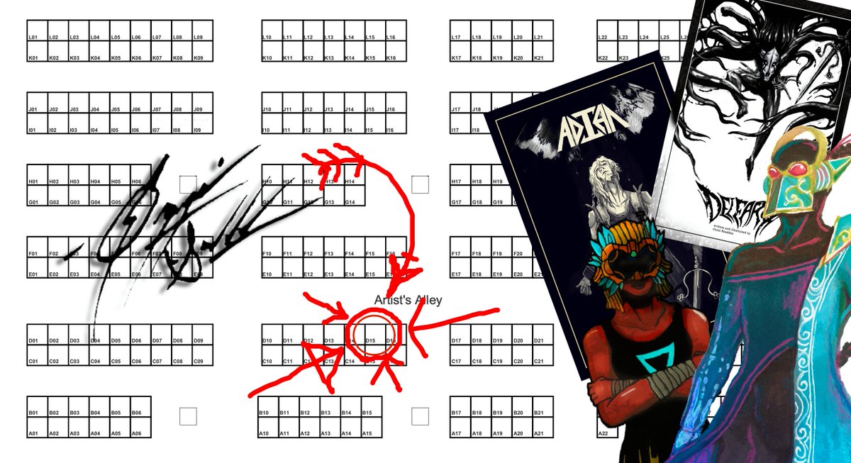 Hey, if any of y'all are going to #AwesomeCon this weekend, I'm gonna be vending at table D15!