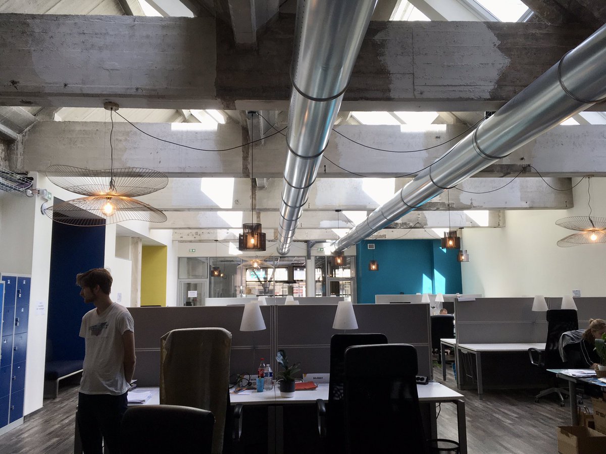 LisaMaria_Vogel's tweet photo. Découverte du tiers-lieu de l’innovation @laplagedigitale à la Krutenau et du start-up offenbourgeois ‘alphaben’ avec les acteurs 🇫🇷🇩🇪 du FAB Club Digital Connect https://t.co/TzTUMJ52Q9
