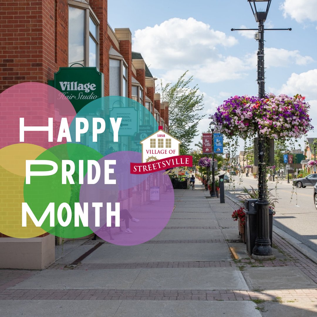🏳️‍⚧️The Streetsville BIA wishes our community and all 2SLGBTQ+ individuals a Happy Pride Month! 🏳️‍🌈