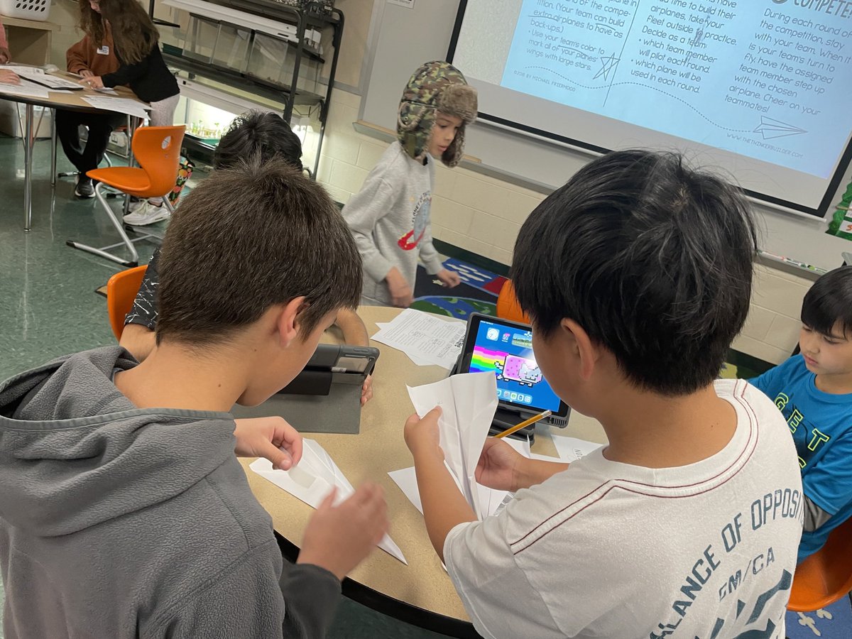 Flyin’ into summer with a paper airplane competition!  #everettsoars #findingjoy67