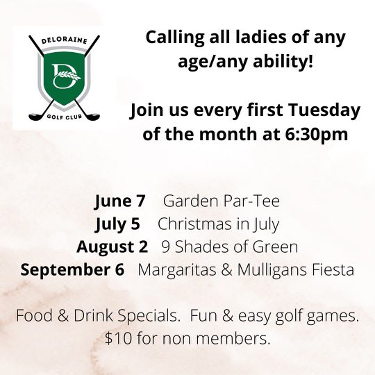 LADIES!! This one is for you. Watch for more details!